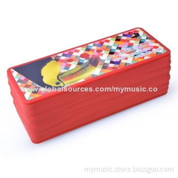 NFC Bluetooth Speaker with Handsfree Talking Function, 2,600mAh Battery, 45mm Dual-drive